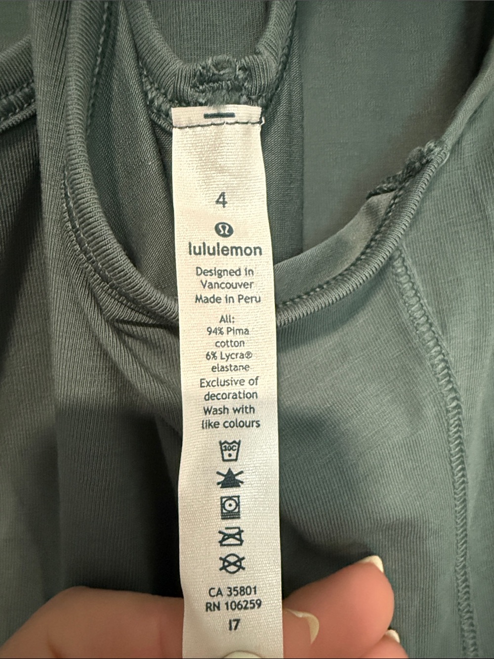 lululemon athletica Sleeveless Racerback Maxi Dress in Sage - Picture 4 of 4